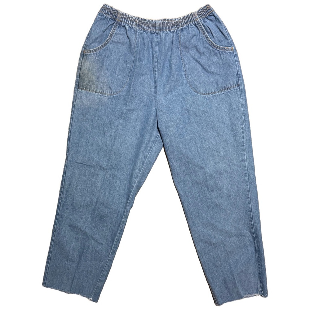 Lady Blair New Pull-on Jeans High Waisted Denim Stretch 16 Petite